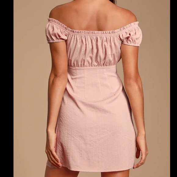 Lulus Off-the-shoulder Mini Dress - Picture 3 of 5